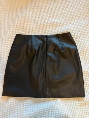 H&M Leather Skirt thumbnail 2