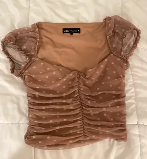 ZARA Polka Dot Top thumbnail 1