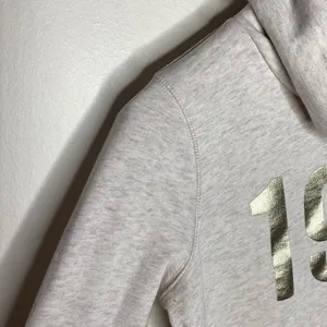 Gap Factory foil 1969 graphic print kangaroo pocket high neck sweatshirt size S thumbnail 6