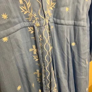 Brass‎ & roe medium blue maxi dress Blue thumbnail 7