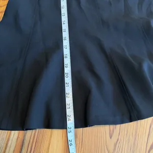 Lauren‎ Ralph Lauren Black Wool Flounce Skirt Size 6 Side Zip Career Lawyer Work thumbnail 7