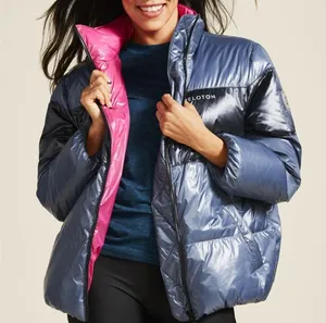 Alo NEW peloton colorblock puffer jacket winter ski coat s thumbnail 2