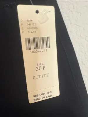 NWT Anthropologie purchase PAIGE Black Marlow skimmer Flare Jeans for Women thumbnail 3