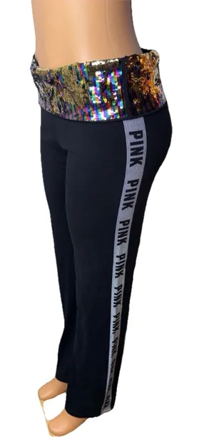 Vs pink flare leggings thumbnail 1