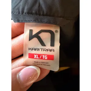 Kari Traa Eva Vest Women XL Black Quilted Hybrid Full Zip Gorpcore Hiking thumbnail 9