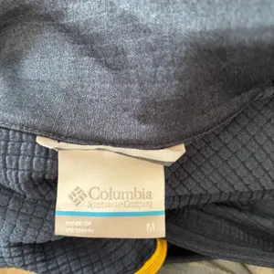 University Of Michigan Columbia Grid Fleece Pullover Medium Navy Yellow Athletic thumbnail 7