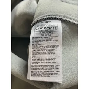 Carhartt Car-Lux Women's Dark Gray Fleece Full Zip Vest Coat Jacket Size XS thumbnail 7