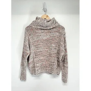 Anthropologie Cowl Neck Space Dye Sweater Size XS Multi Marl Knit‎ Pullover thumbnail 6
