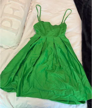 Forever 21 green mini dress  thumbnail 1