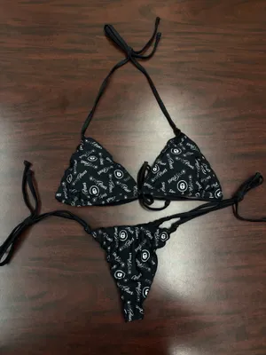 Onlyfans Black Swim Bikini Set thumbnail 1