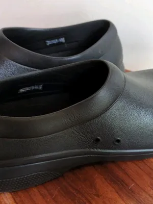 Crocs "On The Clock" Black Work Shoes M9 W11 Crocs Lock Slip Resistant Clogs thumbnail 8