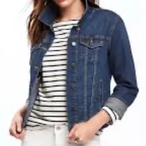 Old Navy Dark Blue Jean‎ Jacket thumbnail 1