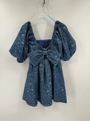 Avec Les filles Heart Puff Sleeve Babydoll Minidress size xs thumbnail 5