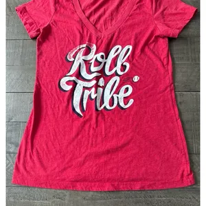 "Roll Tribe"‎ Women's Red Short Sleeve Tee Size Large thumbnail 6
