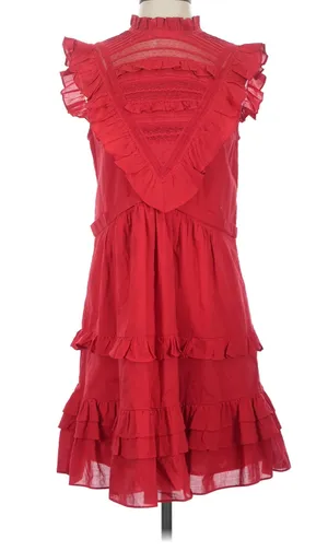 Pomander Tuckernuck Place Cecelia Red Lace Dress thumbnail 4