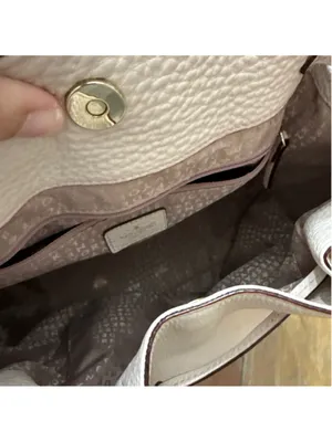 Kate Spade Beige Leather Backpack Purse thumbnail 9