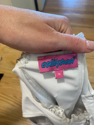 Edikted White Top Crop thumbnail 4
