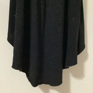 Jodi Kristopher Vintage 90s Black Sparkle‎ Glam Grunge Witchy Dark Romantic Midi Slip Dress L thumbnail 10