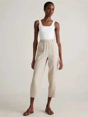 NWT Quince 100% European Linen Pants in Flax Size Medium thumbnail 13