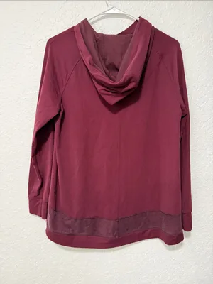 🍋 LULULEMON Starting Place Hoodie in Garnet Size 6 thumbnail 4