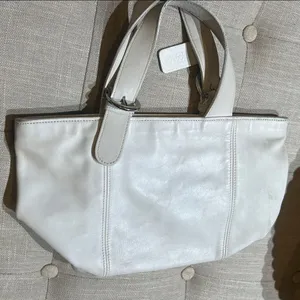 Coach White Leather Shoulder/ Mini Tote Bag No B 8P-4133 thumbnail 5