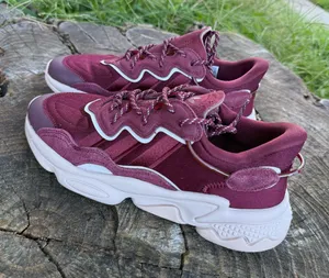 adidas Ozweego Burgundy Sneakers women shoes size 8.5 thumbnail 1