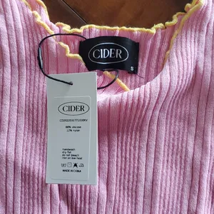 Cider Womens Contrast High Low Tank Top-Cider thumbnail 2