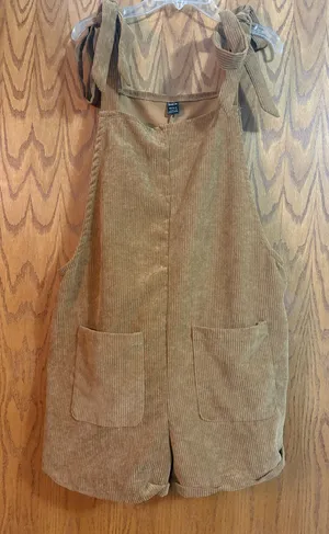 SheIn Women’s Corduroy Romper Overalls thumbnail 1