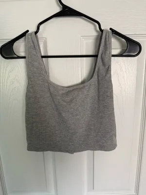 Shein Ribbed Crop Top thumbnail 2