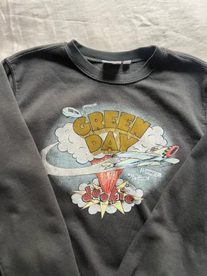 Green Day 2000’s Sweatshirt Gray thumbnail 3