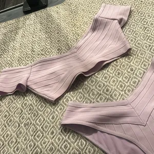 ASOS Swim Purple Bandage Two Piece‎ Swim Set Size 6 thumbnail 4