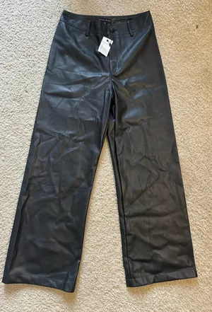 BOUTIQUE LEATHER PANTS Black Size M thumbnail 3