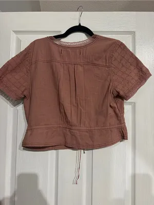 NWOT We the free riviera top size large mauve thumbnail 5