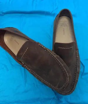 UGG  Brown Leather Treadlite Loafers  size 9 thumbnail 1