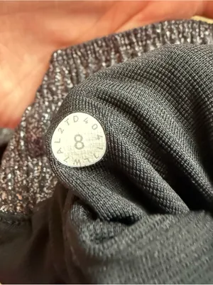 lululemon athletica Metallic Speckle Black Shorts LIMITED EDITION hotty hot 4in thumbnail 3