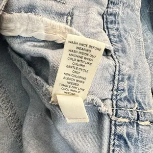 Mudd light blue denim jacket with soft white floral print size xl thumbnail 9