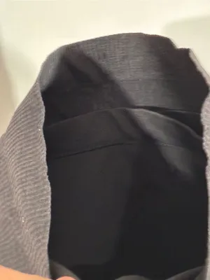 Lululemon Black Ribbed Cropped Under Layer Long Sleeve Athletic Top Size 6 thumbnail 3