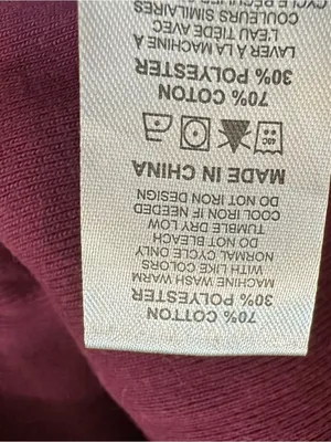Adele Rolling In The Deep Embroidered‎ Crewneck Sweatshirt Burgundy Size M Merch thumbnail 9