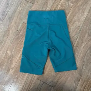 Teal Women's High-Waisted Shorts thumbnail 2