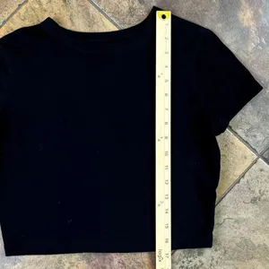 Wild Fable Black Short Shirt T-shirt Medium thumbnail 5