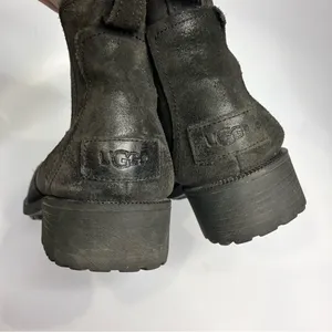 UGG Bonham‎ boots black leather size 8.5 thumbnail 7