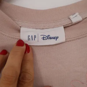 Gap x Disney Minnie Mouse Sweatshirt Womens Medium Pink Rose Gold Metallic Logo thumbnail 2
