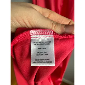 Tahari Bright Pink Slip Dress size Medium Wedding Guest Cocktail Slinky Summer‎ thumbnail 7