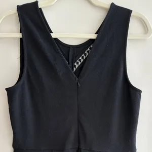 maison Jules Black Pleated Mini Dress with Diamond Cutouts, Size Large thumbnail 10