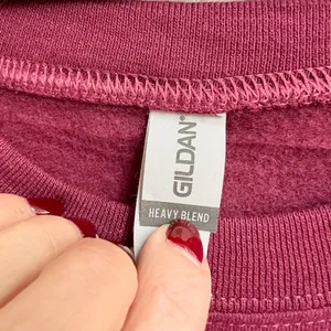 Polite society thick cotton purple sweatshirt SANTA Large thumbnail 2