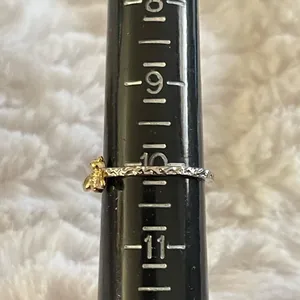 Sterling Silver Bee Two Toned Ring Size 9 thumbnail 4
