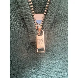 NWT DKNY Green Quarter Zip Turtleneck Sweater Women’s Size Large thumbnail 5
