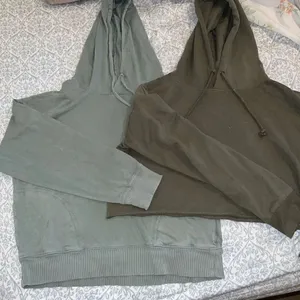 Sage green sweat shirt cropped hoodie bundle set size S thumbnail 3