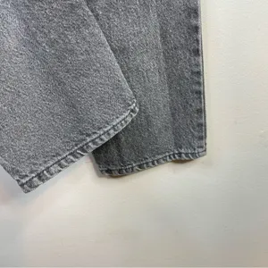 Pacsun Eco Gray High Waisted Straight Leg Button Fly Ankle Cropped Jeans 23 thumbnail 7