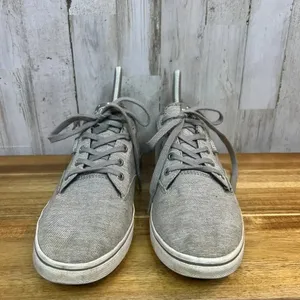 Vans Women's Size 7 Winston Low Top Lace-Up Heathered‎ Gray Canvas Sneakers thumbnail 2